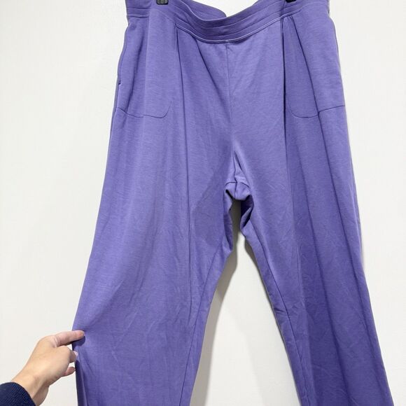 Tek Gear Purple Pull On Cozy Sweatpants Women Size 2XL - Picture 2 of 6